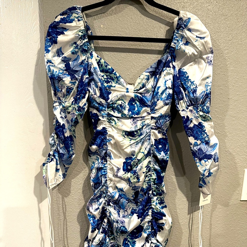 For love & lemons Etta Satin Dress